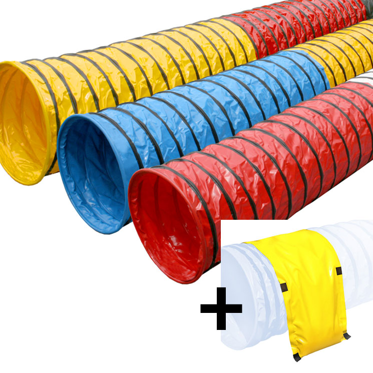 Tunnel Set MultiColour Agility Tunnel